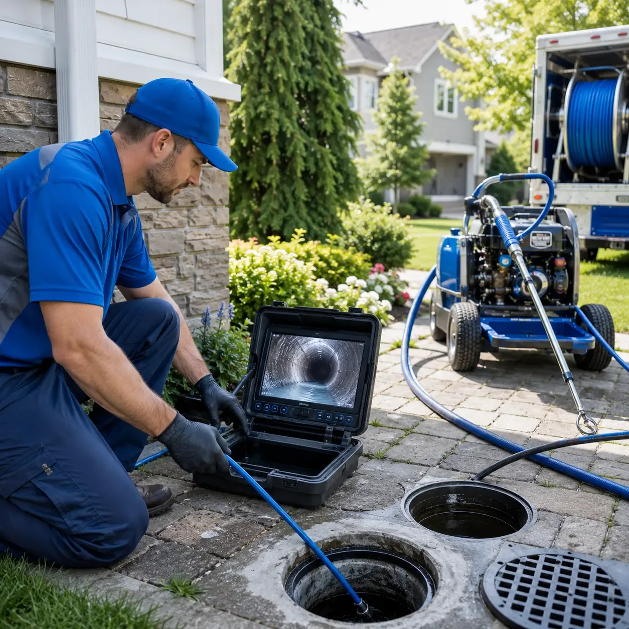 Outdoor drain cleaning professionals serving Framingham, MA